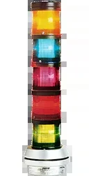 Edwards Signaling 101Xbr Series Xtra-Bright LED Light Module Up To 5 Can Be Stacked Inch Any Order On A 101 Series Base (101XBRMG24D)