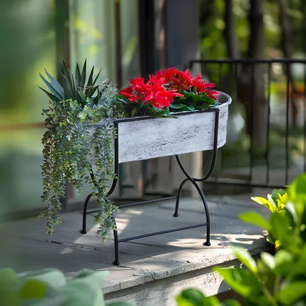 Farmhouse Distressed Metal Bin – Decor Steals
