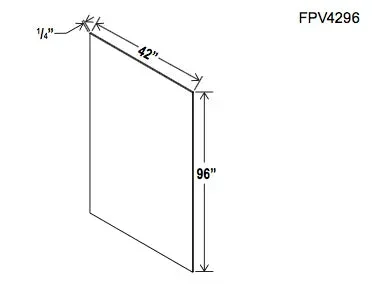 Finished Plywood Panel – FPV4296 – Builder Line