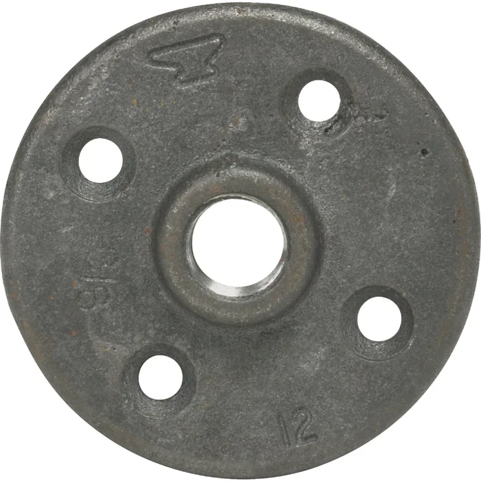 FLANGE FLOOR BLACK 1.5″