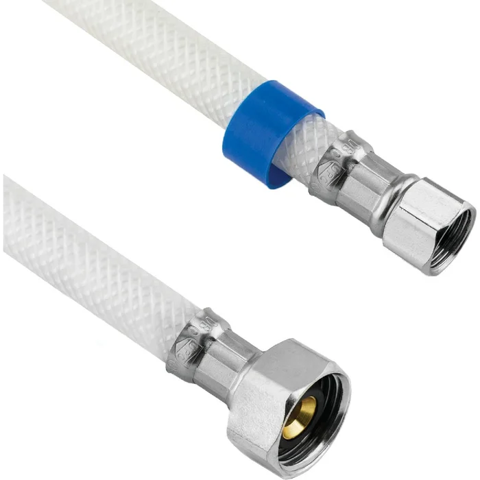 Flexible Poly Faucet Connector, 3/8 Inch by 1/2 Inch by 36 Inch Length