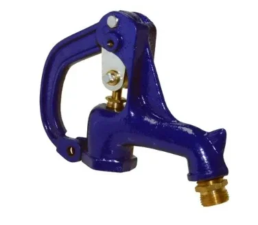 Frost Proof Yard Hydrant, Blue, Durable Outdoor Water Spigot