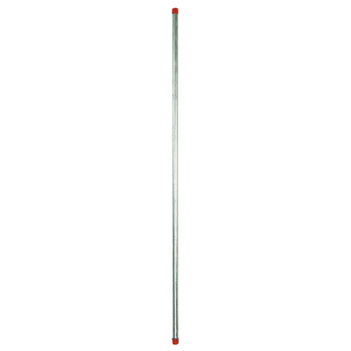 Galvanized Steel Pipe, One Half Inch Diameter by Forty Eight Inches Length