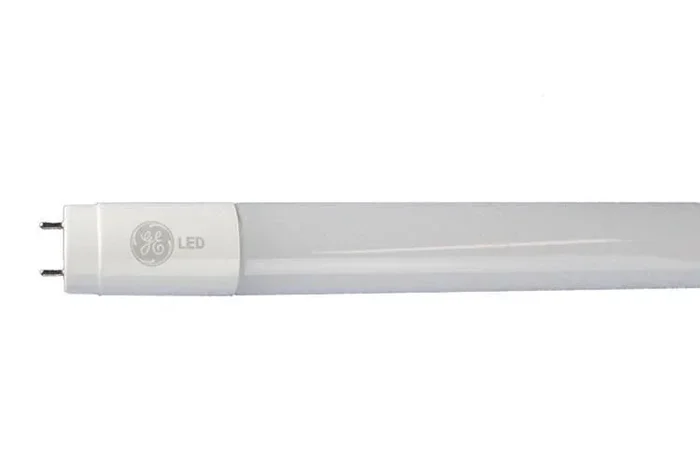 GE LED12BDT8/G3/835/120-347 12W 3 Foot LED T8 Glass Tube Double Ended Type B 120-347V Ballast Bypass 1550Lm 3500K 80 CRI G13 Base (93309176)