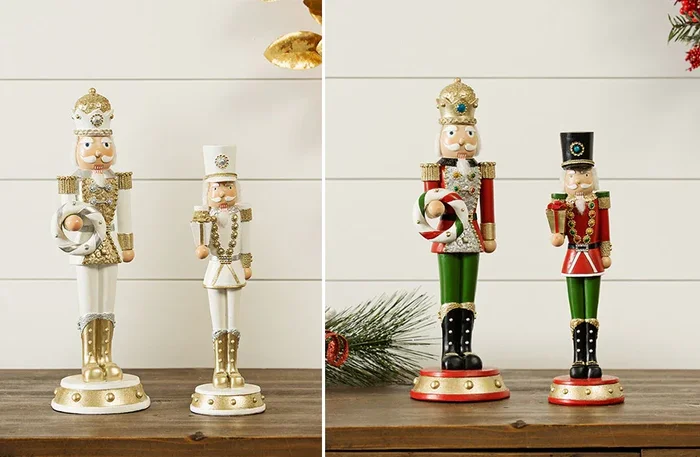 Glitter Nutcrackers – Decor Steals