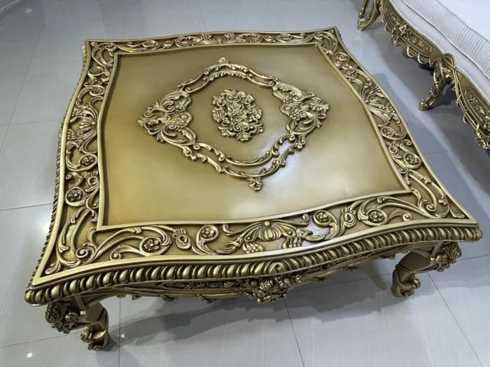 Handmade Gold Dolly Coffee Table