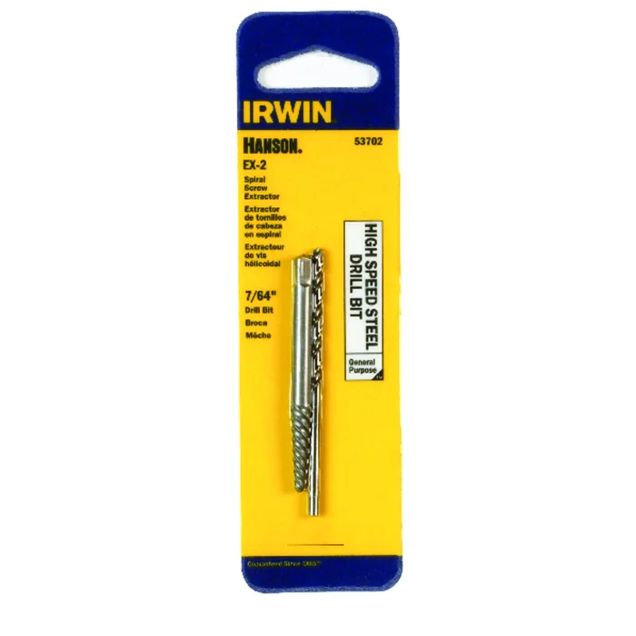 Hanson 7/64 In. High Speed Steel Drill Bit Extractor Set 5.4 In. 1 Pc