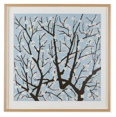 Haruna Niiya, Ume Blossoms, 2025, Limited Edition Silkscreen – Modern Home Decor – Room & Board
