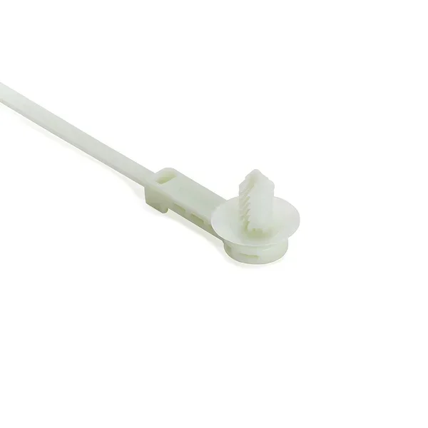 HellermannTyton 1-Piece Cable Tie/Fir Tree Mount 25mm Offset 9.1 Inch Long 6.1 500 Per Package (157-00200)