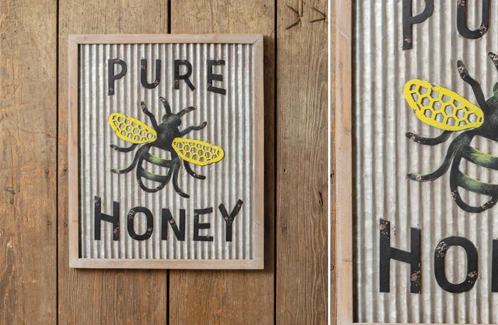 Honey Sign | Pure Honey Sign – Decor Steals