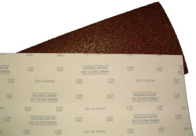 Hook and Loop Floor Sanding Sheet 80 Grit 8 by 17 and 5 Eighths Inches
