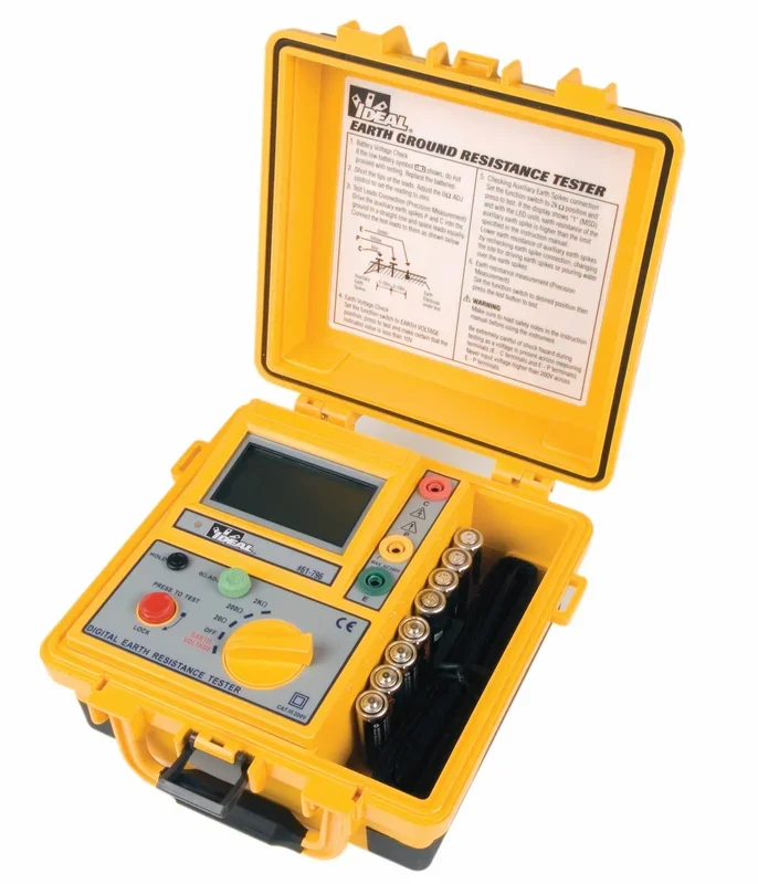 Ideal Earth Ground Tester 3-Pole (61-796)