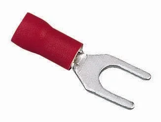 Ideal Vinyl Insulated Spade Terminal 22-18 AWG #6 Stud 1000 Per Box (84-7111)