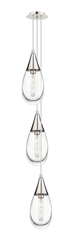 Innovations – 103-450-1P-PN-G450-6CL – LED Pendant – Downtown Urban – Polished Nickel