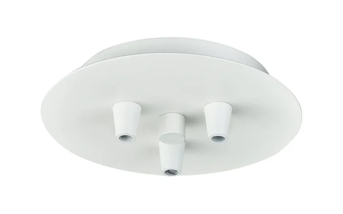Innovations – 103-W – Three Light Multi Port Canopy – Custom Cord – White
