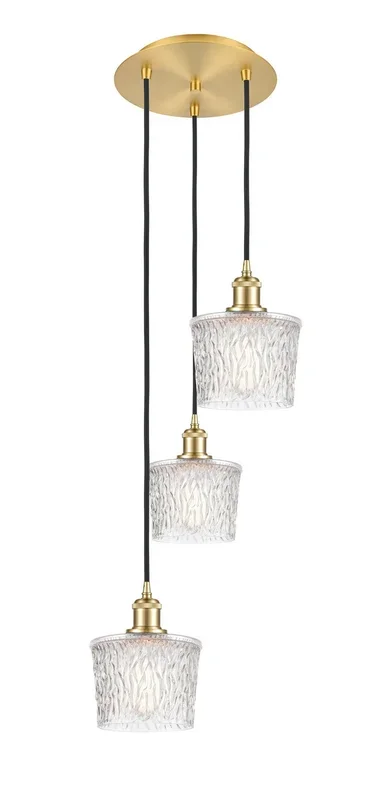 Innovations – 113B-3P-SG-G402 – LED Pendant – Ballston – Satin Gold