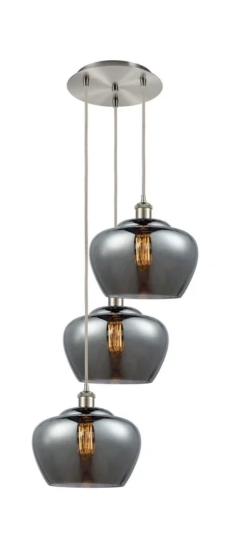 Innovations – 113B-3P-SN-G93-L – LED Pendant – Ballston – Brushed Satin Nickel