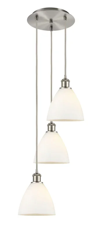 Innovations – 113B-3P-SN-GBD-751 – LED Pendant – Ballston – Brushed Satin Nickel