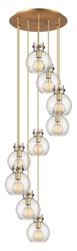 Innovations – 119-410-1PS-BB-G410-8SDY – LED Pendant – Newton – Brushed Brass