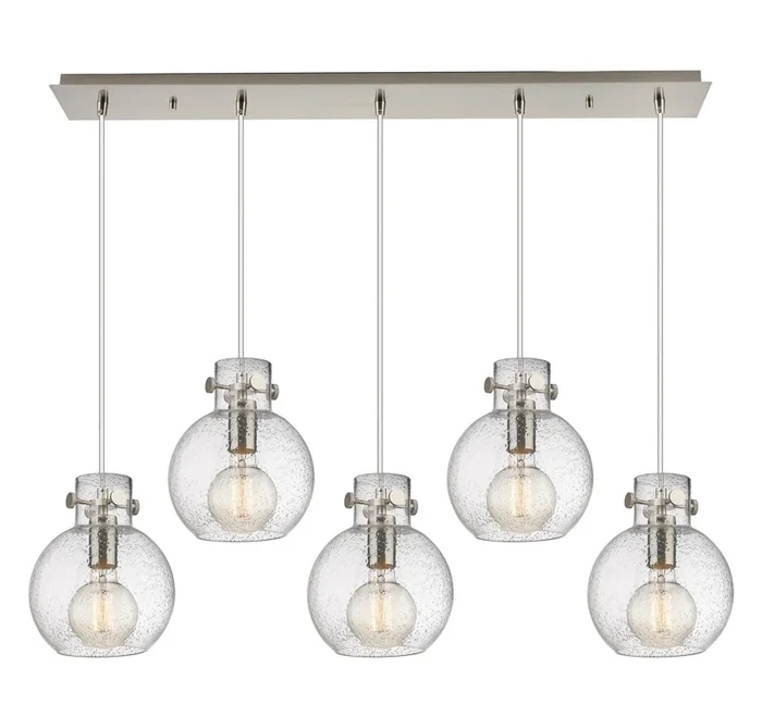 Innovations – 125-410-1PS-SN-G410-8SDY – LED Linear Pendant – Newton – Brushed Satin Nickel