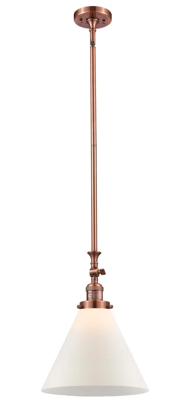 Innovations – 206-AC-G41-L – One Light Mini Pendant – Franklin Restoration – Antique Copper