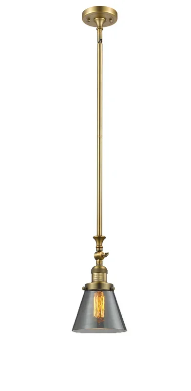 Innovations – 206-BB-G63-LED – LED Mini Pendant – Franklin Restoration – Brushed Brass