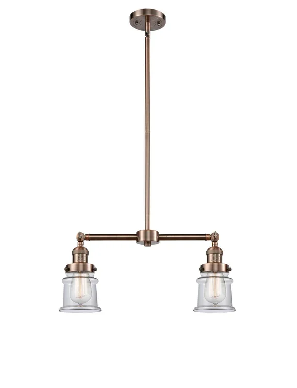 Innovations – 209-AC-G182S-LED – LED Island Pendant – Franklin Restoration – Antique Copper – 209ACG182SLED