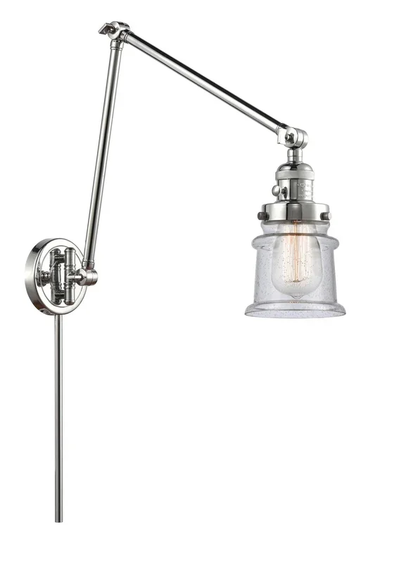 Innovations – 238-PC-G184S-LED – LED Swing Arm Lamp – Franklin Restoration – Polished Chrome – 238PCG184SLED