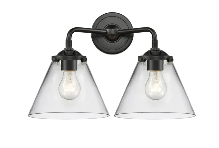 Innovations – 284-2W-OB-G42 – Two Light Bath Vanity – Nouveau – Oil Rubbed Bronze – 2842WOBG42