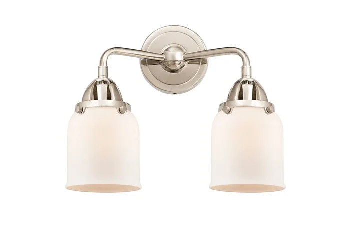 Innovations – 288-2W-PN-G51 – Two Light Bath Vanity – Nouveau 2 – Polished Nickel – 2882WPNG51