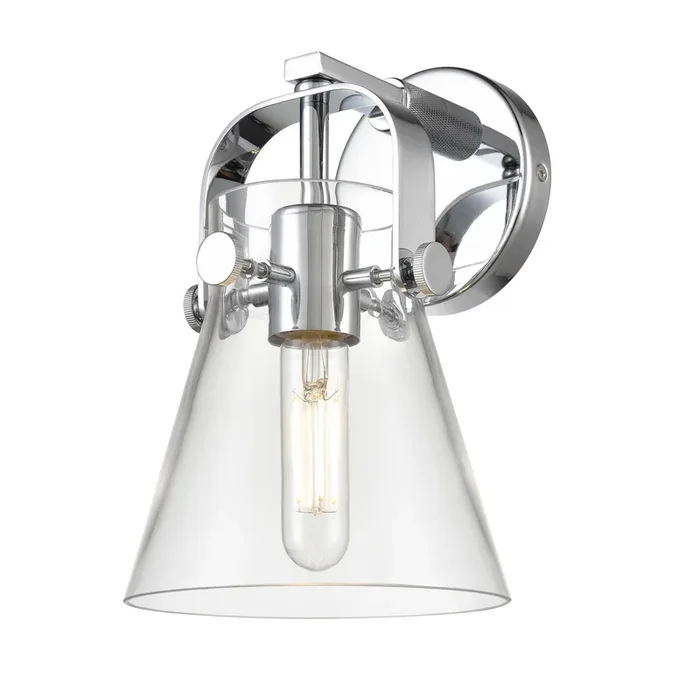 Innovations – 423-1W-PC-G411-6CL – LED Wall Sconce – Downtown Urban – Polished Chrome – 4231WPCG4116CL