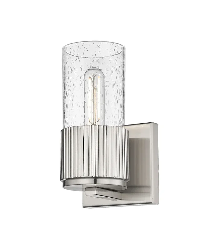 Innovations – 428-1W-SN-G428-7SDY – LED Wall Sconce – Downtown Urban – Satin Nickel – 4281WSNG4287SDY