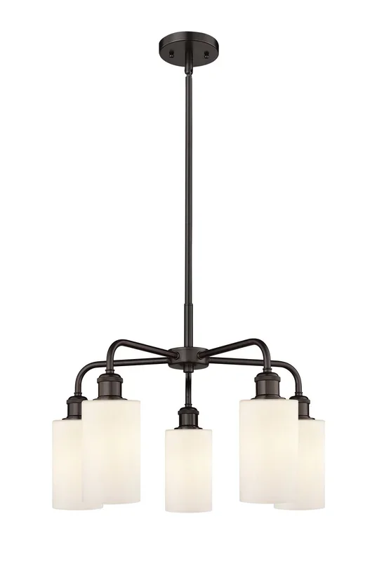 Innovations – 516-5CR-OB-G801 – Five Light Chandelier – Ballston – Oil Rubbed Bronze – 5165CROBG801