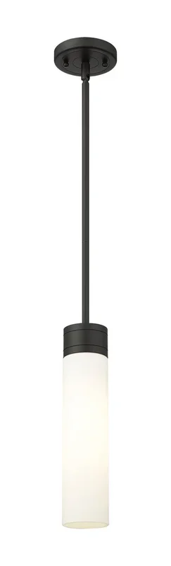 Innovations – 617-1S-BK-G617-11WH – One Light Mini Pendant – Downtown Urban – Matte Black – 6171SBKG61711WH