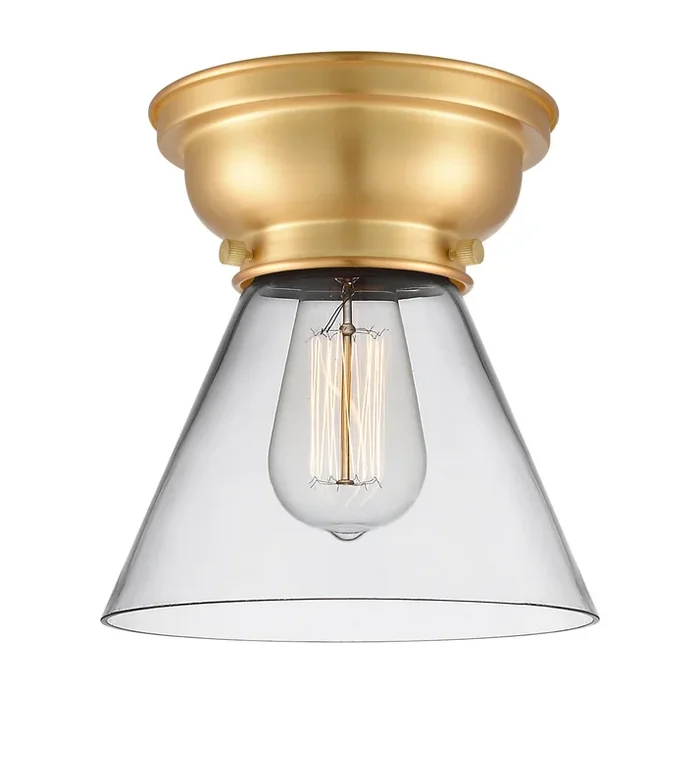 Innovations – 623-1F-SG-G42-LED – LED Flush Mount – Franklin Restoration – Satin Gold – 6231FSGG42LED