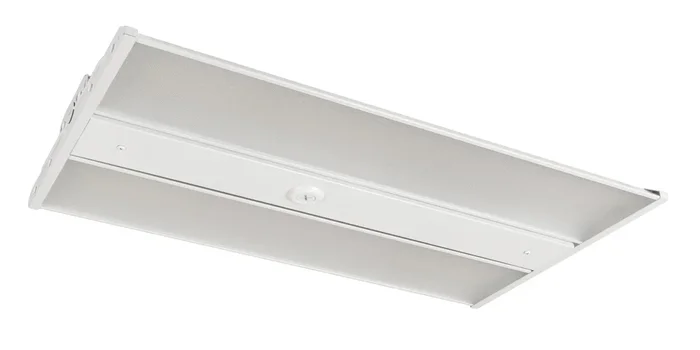 Keystone 155W LED High Bay 2 Foot Long Frosted Lens 4000K 0-10V Dimming Premium Series Generation 2 (KT-HBLED155-2F-840-VDIM-P /G2)