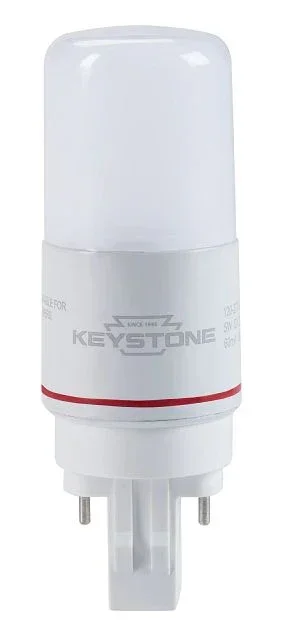 Keystone 8W 1000Lm 4000K Omnidirectional G24d Bypass 2-Pin And 4-Pin Ballasts Compact LED For Compact Fluorescent Replacement (KT-LED82P-O-840-D)