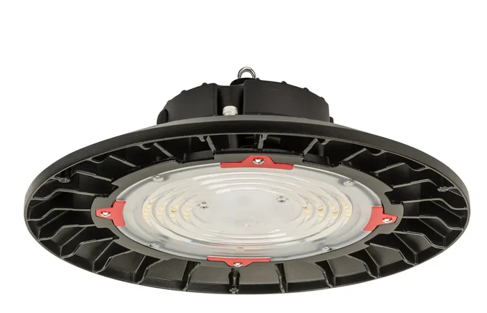 Keystone Round High Bay Fixture 100W 120-277V Input 4000K 0-10V Dimming Built In Sensor Receptacle (KT-RHLED100-11CB-840-VDIM)