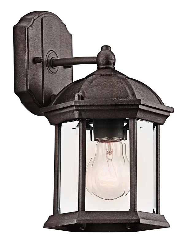 Kichler – 49183TZ – One Light Outdoor Wall Mount – Barrie – Tannery Bronze