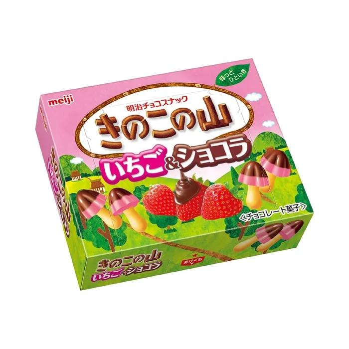 Kinoko Strawberry and Chocolate Biscuits
