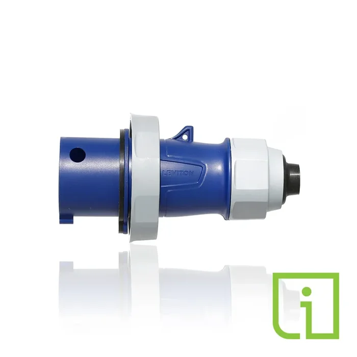 Leviton 30A Pin And Sleeve Plug With Indication NSF Blue (430P9WLEVPIA)