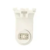 Leviton 660W 600V Fluorescent Lamp Holder Pedestal Base High Output Recessed Double Contact White (13464)