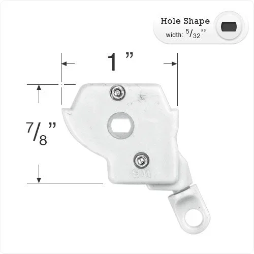 Levolor Wand Tilt Mechanism with Rounded Rectangle Hole for Mini Blinds