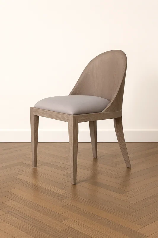 Lisse Side Chair, Natural