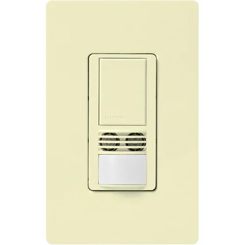 Lutron Maestro DV 6A Occupancy Sensor 3-Way Dual-Technology Almond (MS-B102-AL)