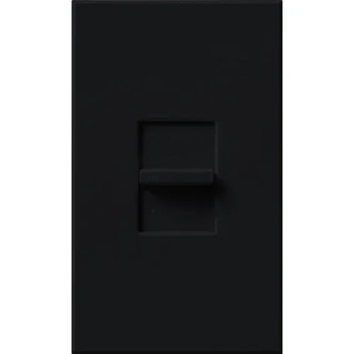 Lutron Novat 450W Magnetic Low Voltage Single-Pole Slide-To-Off Dimmer Black (NTLV-600-BL)