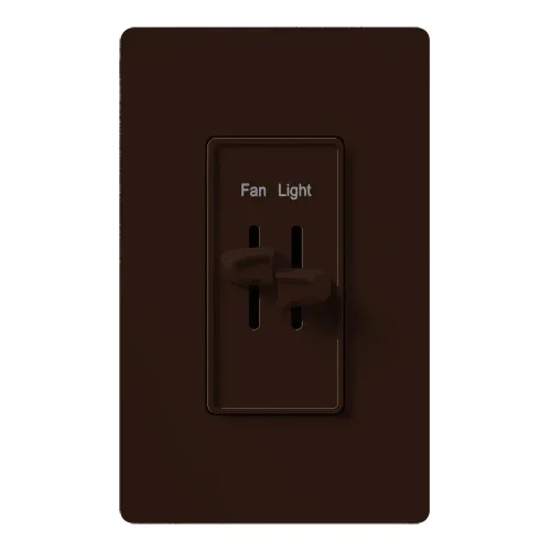 Lutron Skylark 2.5A/300W Fan/Light Variable Speed Control Brown (S2-LF-BR)