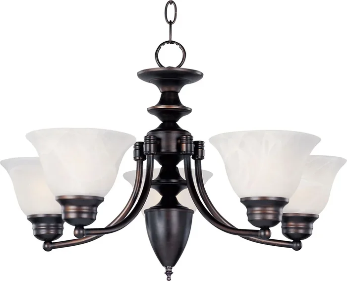 Maxim – Five Light Chandelier – Malaga