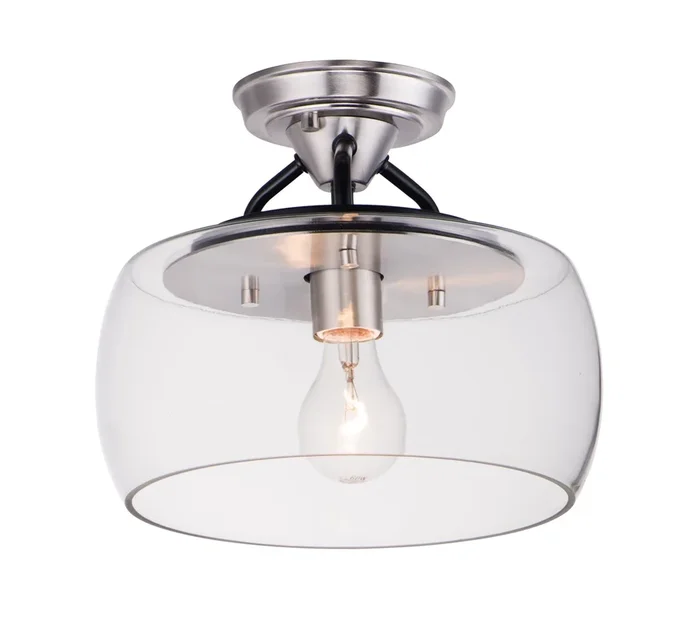 Maxim – One Light Semi-Flush Mount – Goblet
