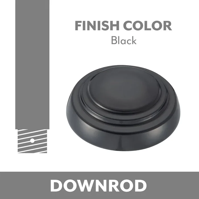 Minka Aire – DR500-BK – Ceiling Fan Downrod Coupler – Minka Aire – Black – DR500BK